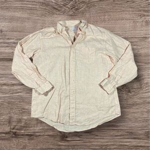 Brooks Brothers Orange Regular Fit Button Up Dress Shirt‎ Shirt Mens 16-2/3 346